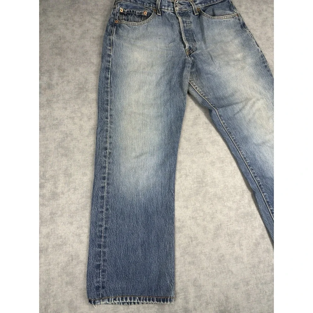 Vintage Levi's 501 Jeans Mens 33x32 32x28 Actual Button Fly Faded Y2K 15501